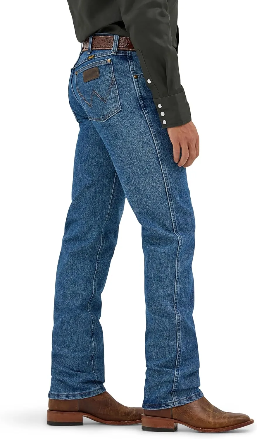 Wrangler Men's Premium Performance Advanced Comfort Cowboy Cut Regular Fit Jeans