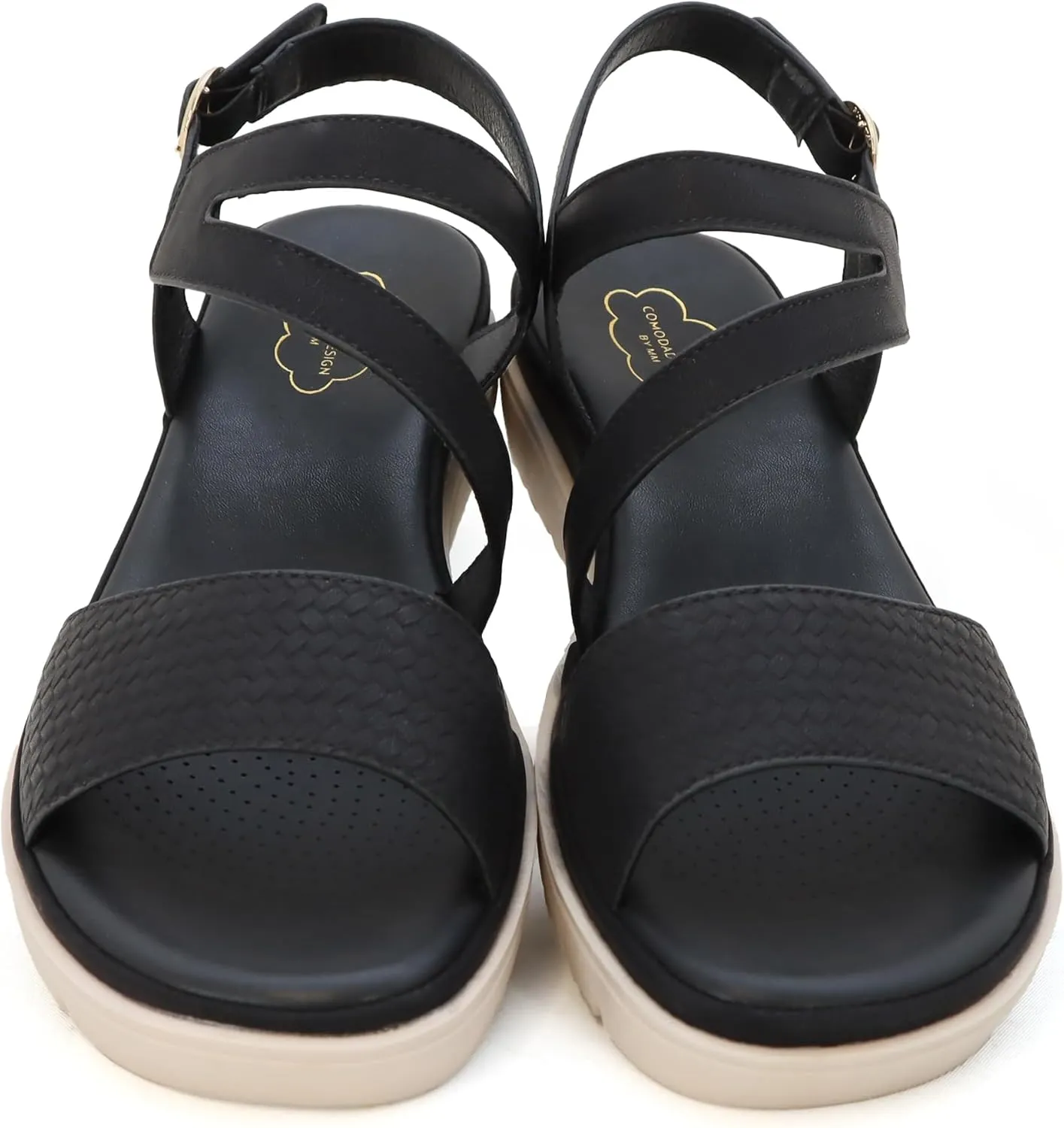 YOKI TUNSA-20 Women’s Comfort Strappy Wedge Sandals with Arch Support, Platform Sandals Women, Women's Sandals Dressy Comfortable, Summer Sandals