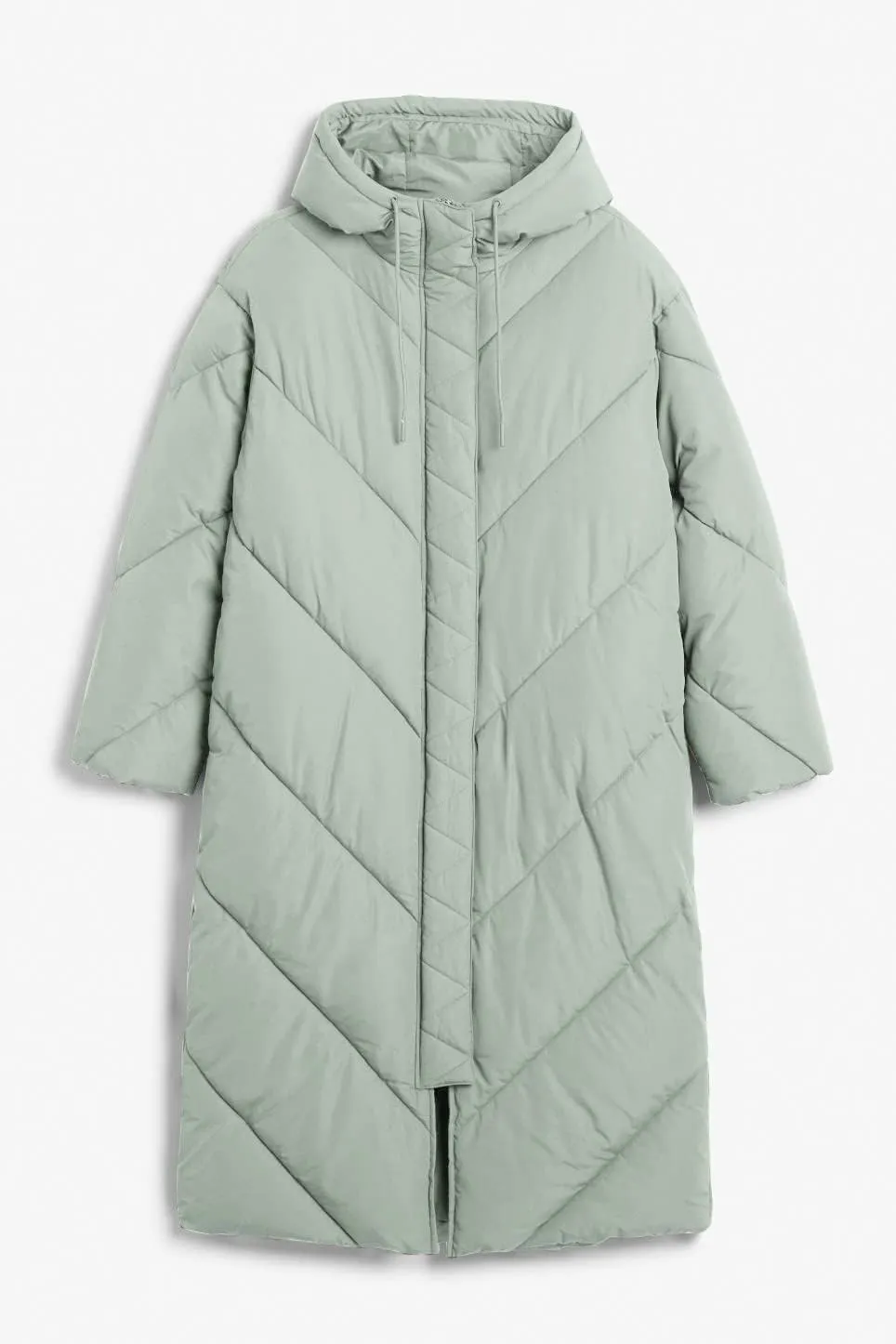 Yousify Women's Hooded Long Puffer Coat Winter Longer Thickened Down Jacket Zip Cotton Outwear